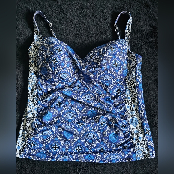 Liz Claiborne Tankini Top - Picture 1 of 5